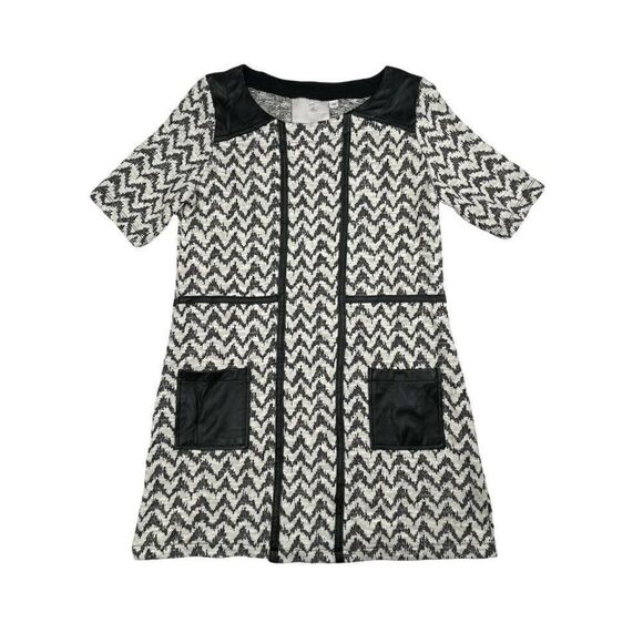 Anthropologie Hida Chevron Tunic Top Mini Dress NEW - Picture 4 of 13